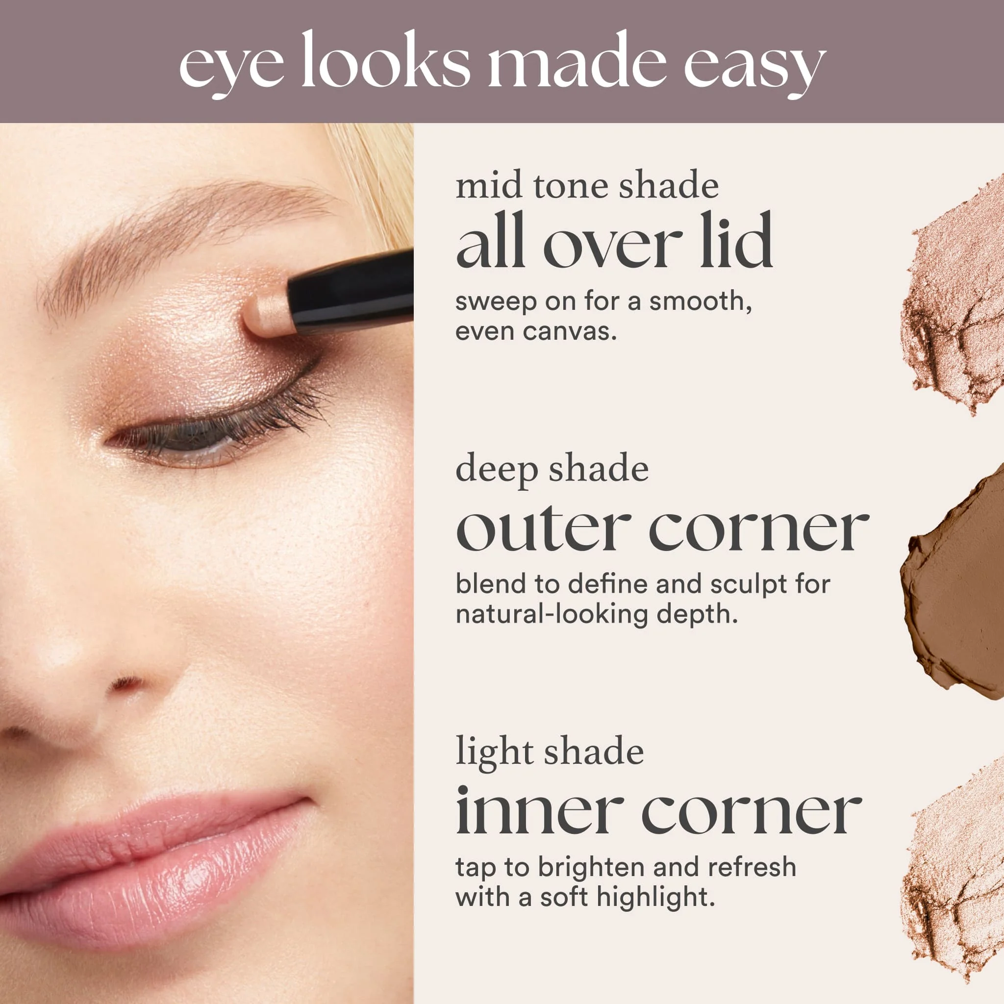 6 PC Eyeshadow 101 Crème-to-Powder Waterproof Eyeshadow Stick - Image 3