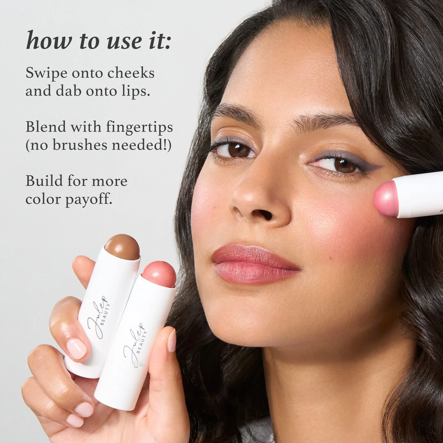 Skip the Brush 2-in-1 Color Stick for Cheeks and Lips - Image 3