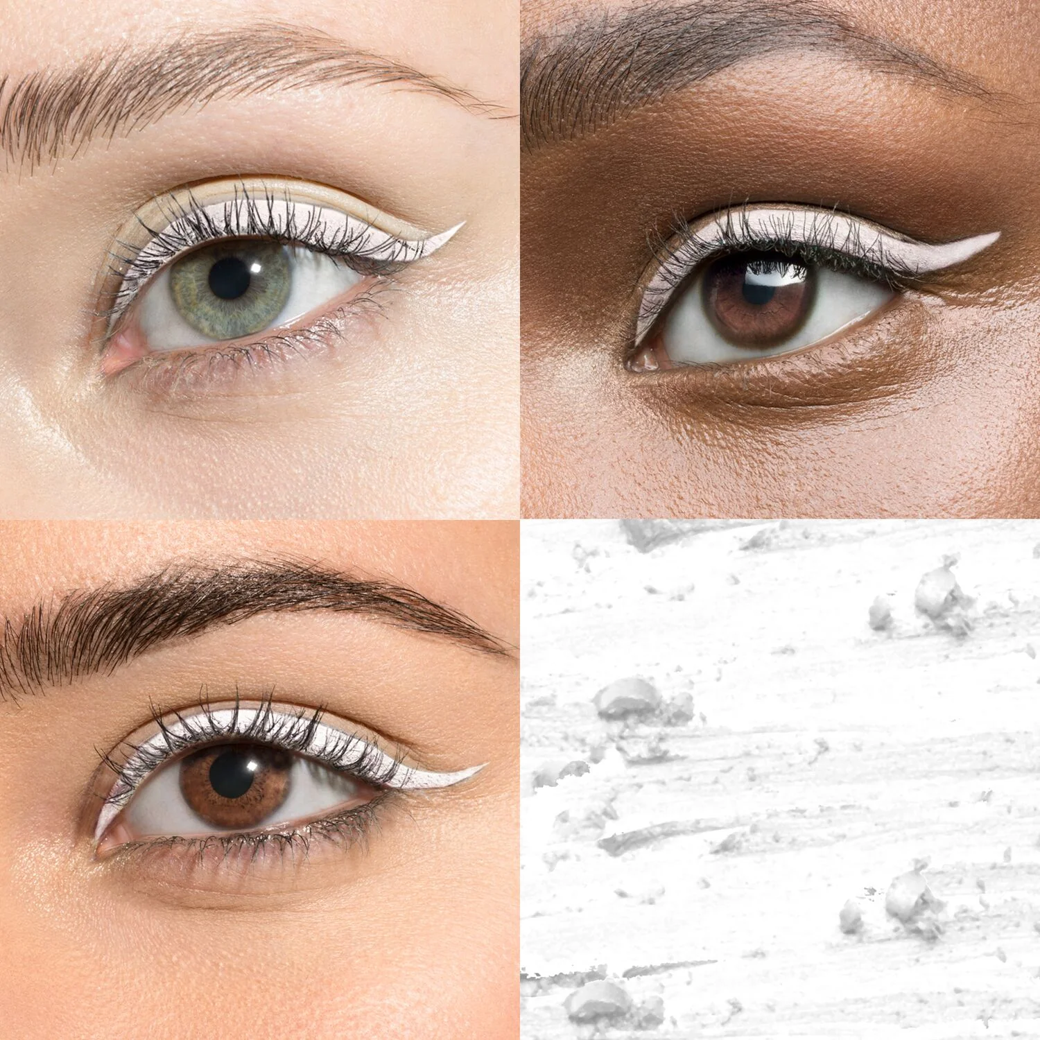 When Pencil Met Gel All-Day Eyeliner Duo: Rich Brown & White Matte - Image 3